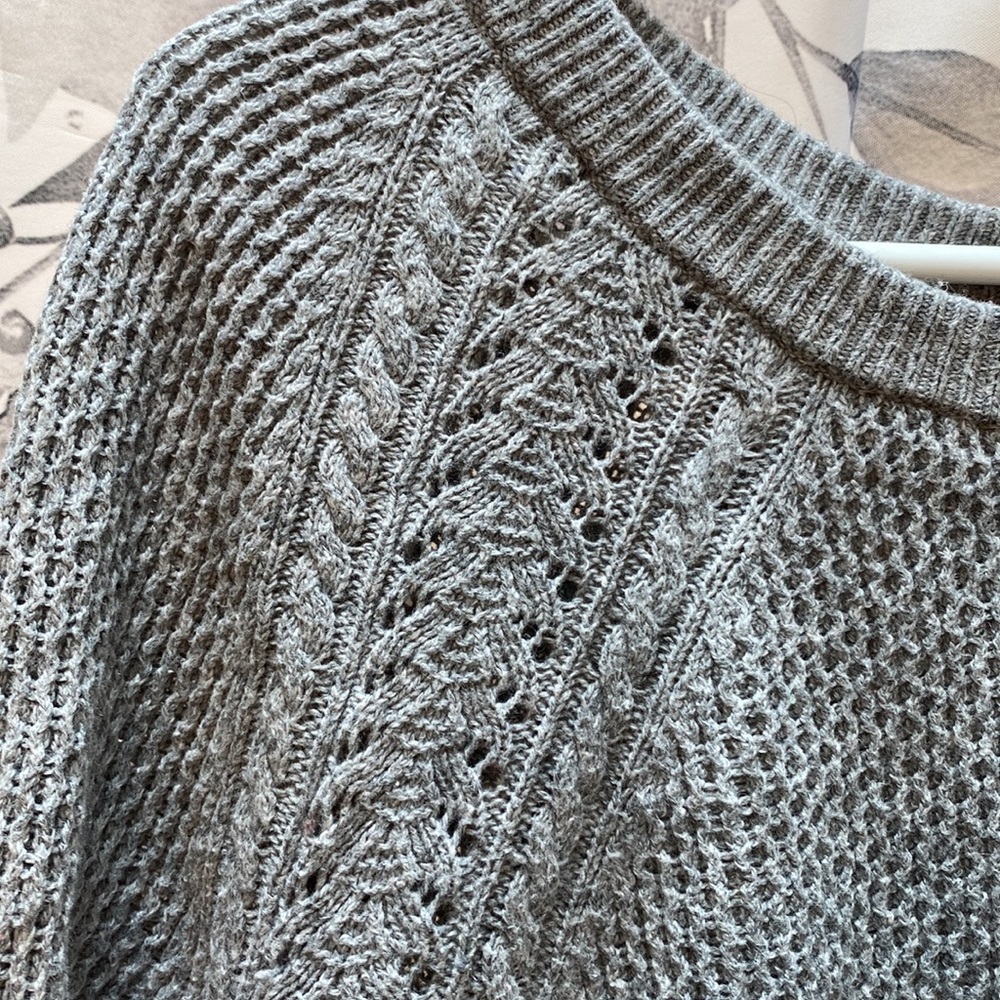 Loft Gray Sweater Size M